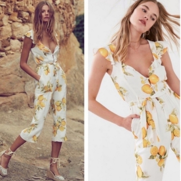 For Love And Lemons Pants - New!For Love‎ And Lemons Limonada Jumpsuit